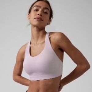 Athleta Advance Sports Bra - 34C - Shasta Purple / Lavender - Repaired!